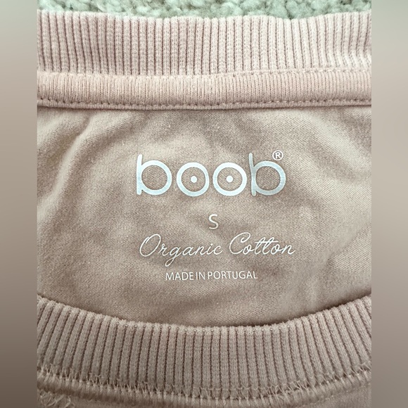 Boob design crew nursing sweatshirt - Picture 3 of 5